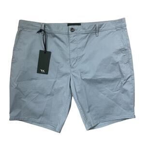 Rodd & Gunn Baylys Beach Stretch Cotton Shorts Blue 9inch NWT Size 38